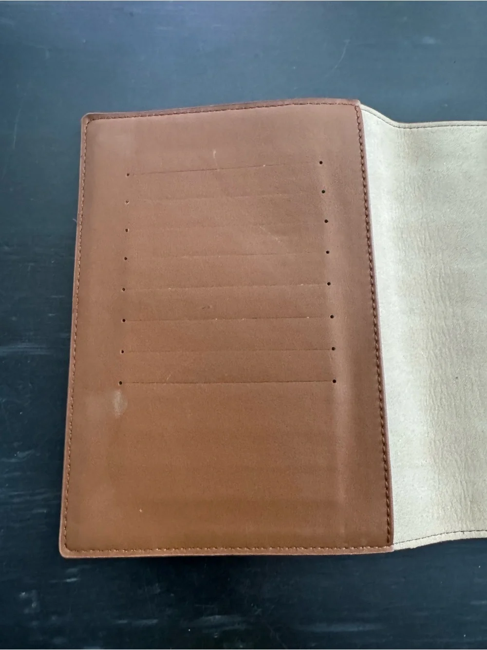 Cloth and Paper cactus leather vegan HP Mini / Small planner cover